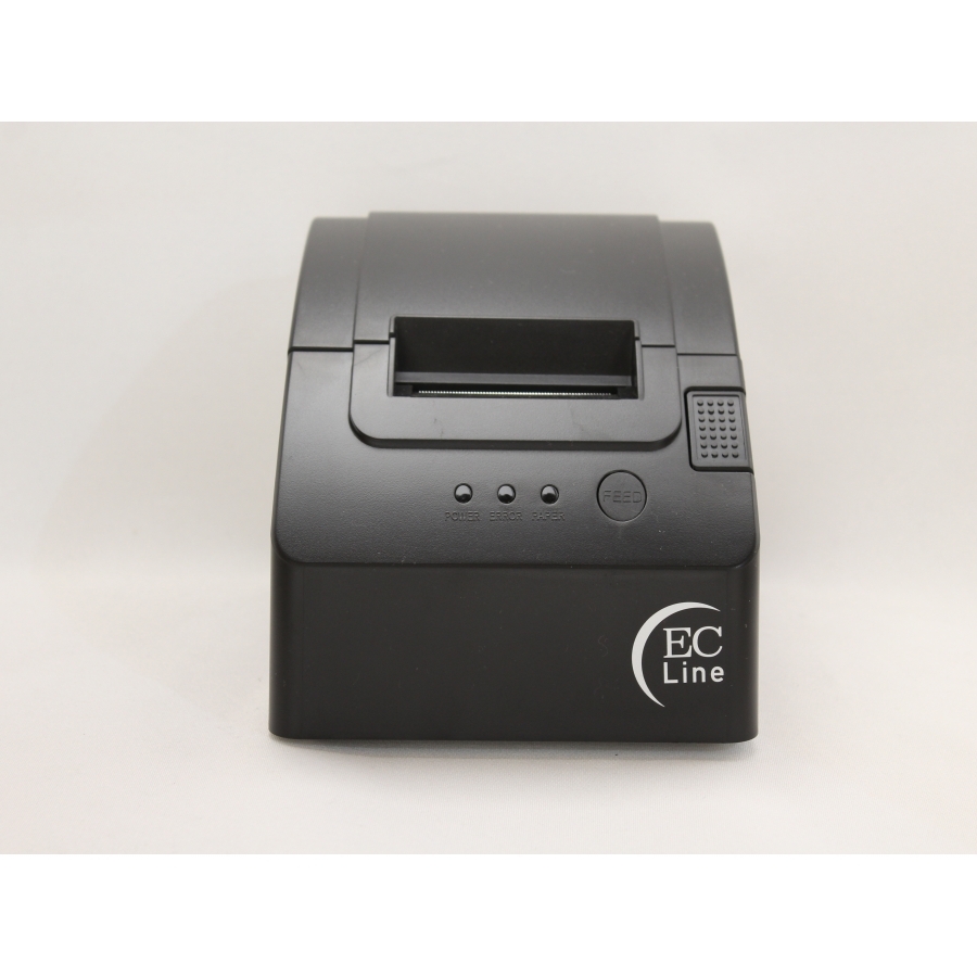 MINIPRINTER EC LINE EC-PM-58110, NEGRO, TERMICA, 58 MM, USB, SERIAL, RJ11, CORTE MANUAL, 110 MM/SEG PR-1900 - EC-LINE