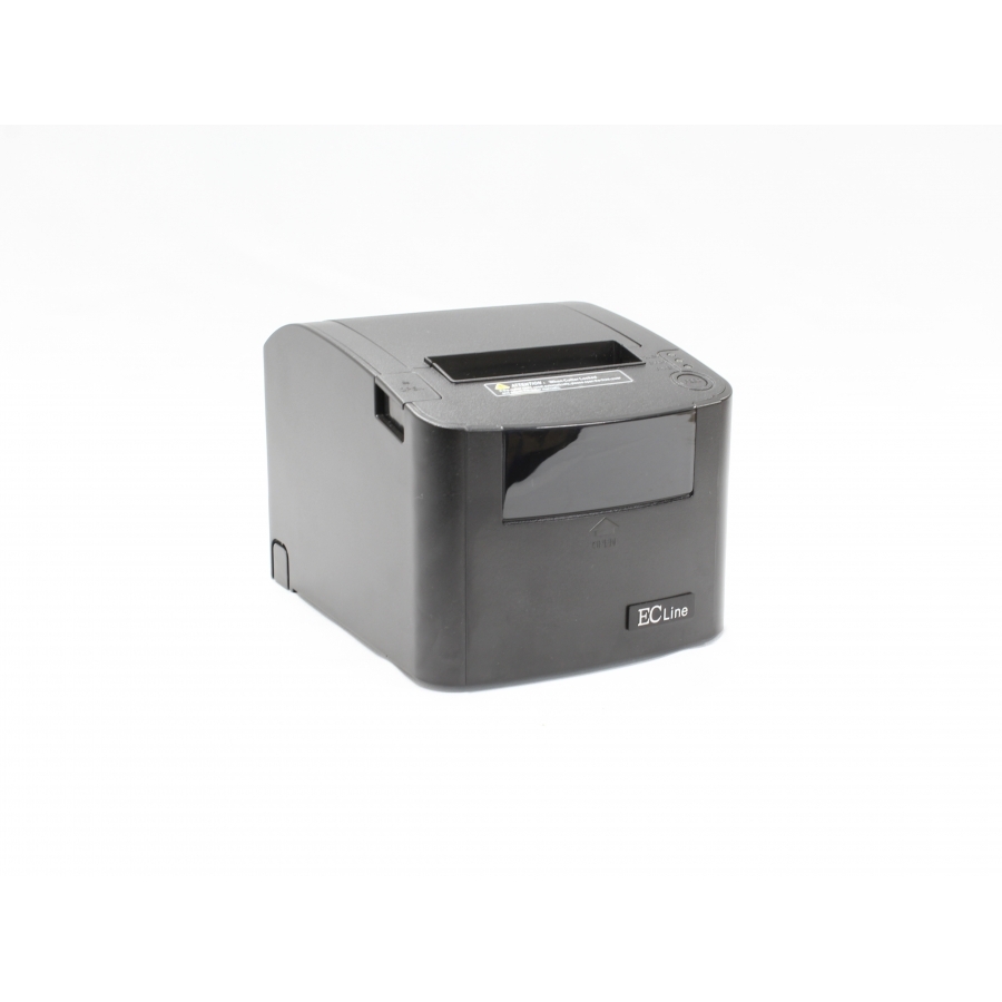 MINIPRINTER EC LINE EC-PM-80330, NEGRO, TERMICA, 80 MM, USB, SERIAL, ETHERNET (RED), RJ11, CORTE AUTOMATICO, 300 MM/SEG PR-1657 - EC-LINE