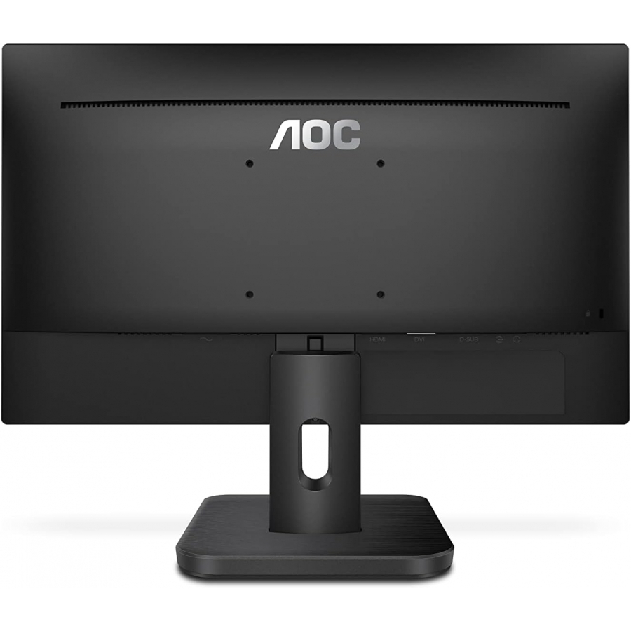 MONITOR LED AOC 20E1H / 19.5 PULGADAS / ENTRADA HDMI Y VGA / TIEMPO DE RESPUESTA 5MS / BRILLO 200 CD/M2 / VESA 100X100 MM / COLOR NEGRO / RESOLUCIN 1600X900 / FLICKERFREE / CONTRASTE 20.000.000.1 MNL-2291 - AOC