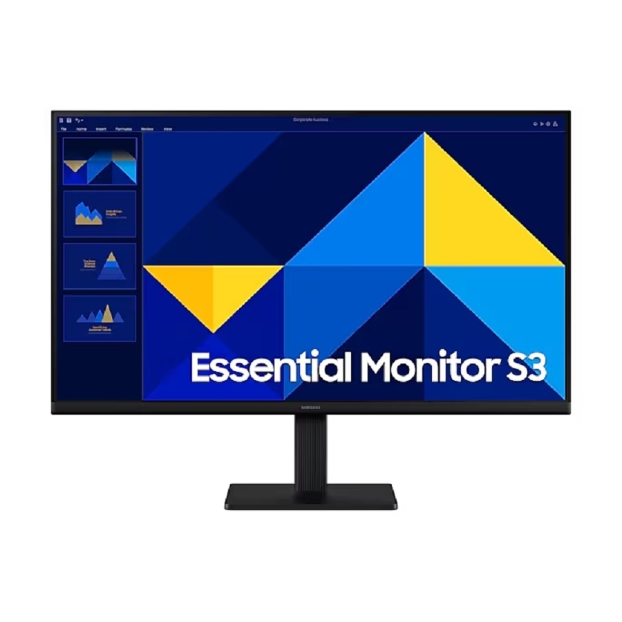 MONITOR LED SAMSUNG 24 PULGADAS / WIDESCREEN / FULL HD 1920X1080 /  D-SUB / HDMI / 100HZ / PLANO / NEGRO MNL-2819 - SAMSUNG
