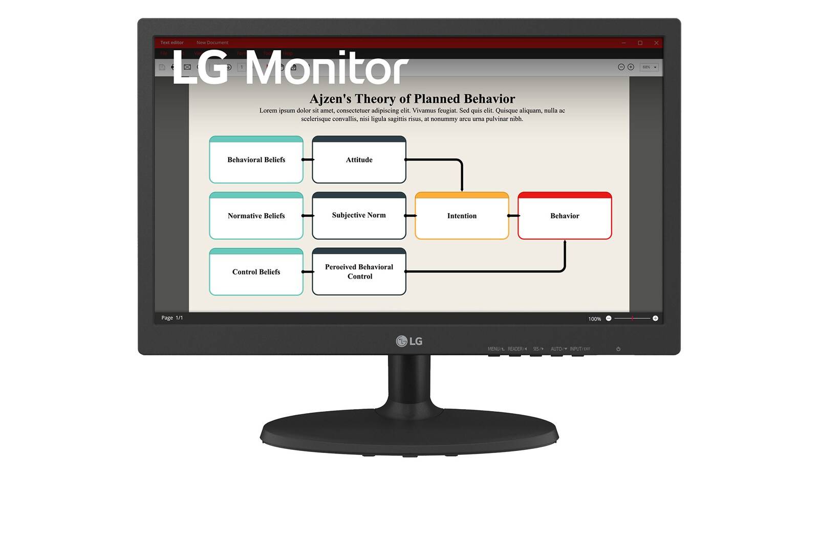 MONITOR LG 18.5 19BA300 HD MULTIPUERTOS MONLGE3020 - LG