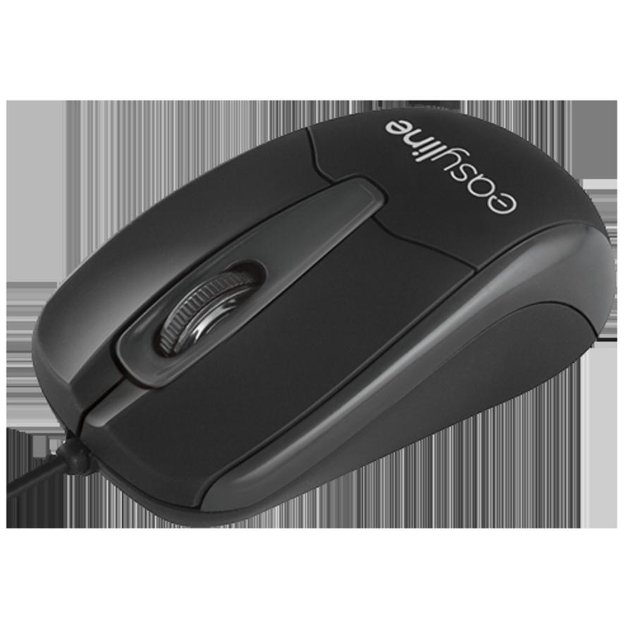 MOUSE ALAMBRICO OPTICO 1000 DPI CONECTOR USB EASY LINE BY PERFECT CHOICE – NEGRO MS-777 - PERFECT CHOICE