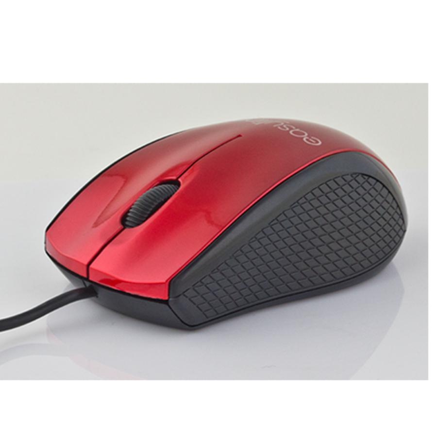 MOUSE ALAMBRICO OPTICO 1000 DPI CONECTOR USB WIN XP/VISTA/7/8/10/11/MAC OS X EASY LINE BY PERFECT CHOICE – ROJO MS-765 - PERFECT CHOICE
