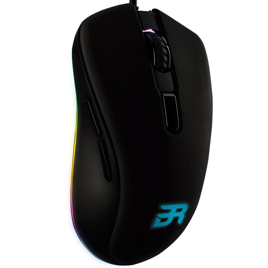 MOUSE GAMER BALAM RUSH THERON /ALAMBRICO / RGB / CONFIGURABLE / 8200 DPI / 5 BOTONES SCROLL / XBOX ONE – PS4 / NEGRO / BR-923019 MS-1326 - Balam Rush