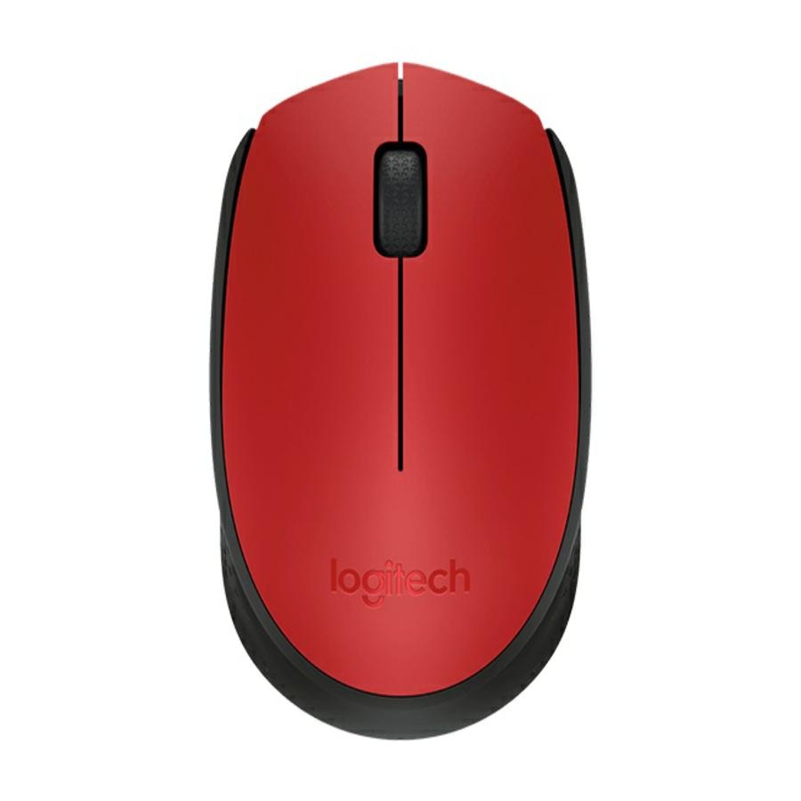 MOUSE LOGITECH M170 RED-K OPTICO INALAMBRICO MINI RECEPTOR USB PC/MAC/CHROME. MS-1202 - LOGITECH