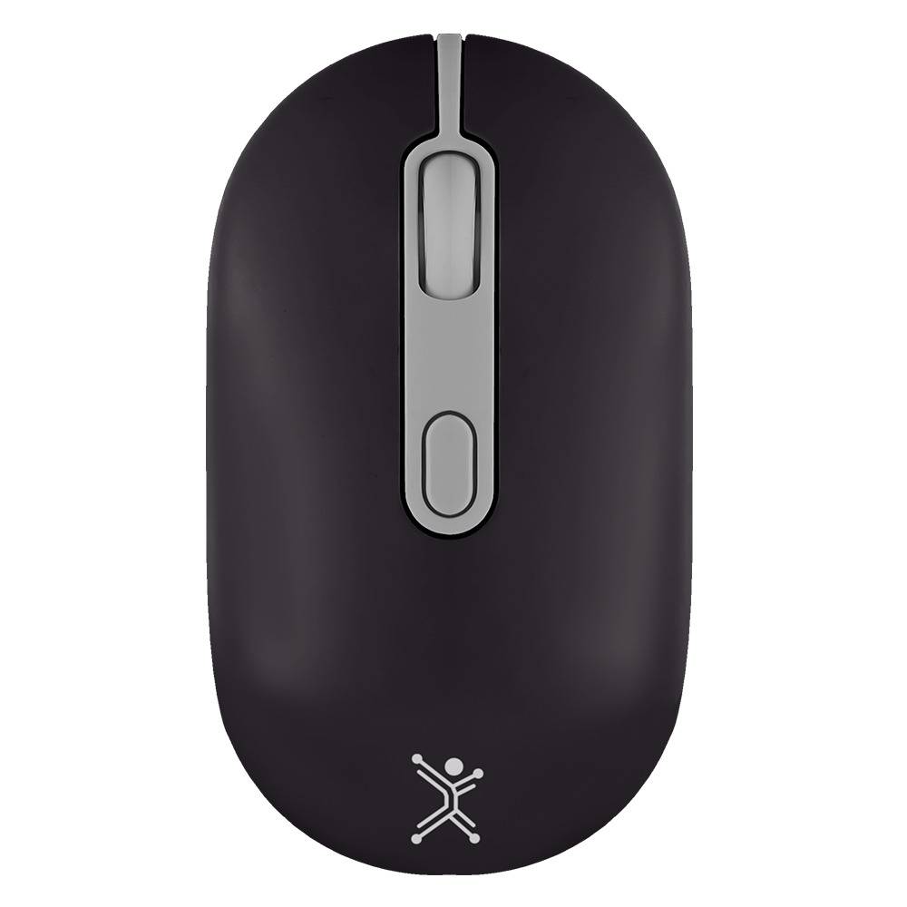 MOUSE RECARGABLE PERFECT CHOICE 2.4GHZ+BT CLIC SILENCIOSO COLORI – NEGRO MOUMST1850 - PERFECT CHOICE