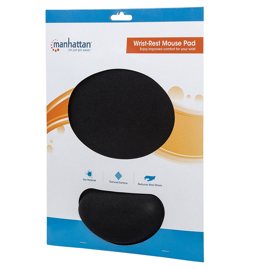 MOUSEPAD,MANHATTAN,434362, TIPO GEL NEGRO AC-1569 - MANHATTAN
