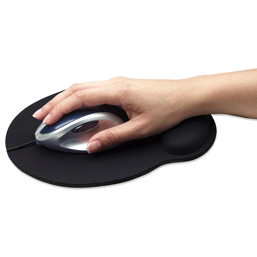 MOUSEPAD,MANHATTAN,434362, TIPO GEL NEGRO AC-1569 - MANHATTAN