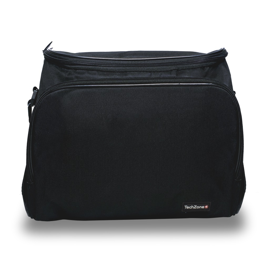 Maletín para proyector Bach TechZone, de 15.6 pulgadas, confeccionado en poliéster, capacidad de carga para proyectores de hasta 29 × 10.5 × 27 cm ACCTCH5530 - TECHZONE