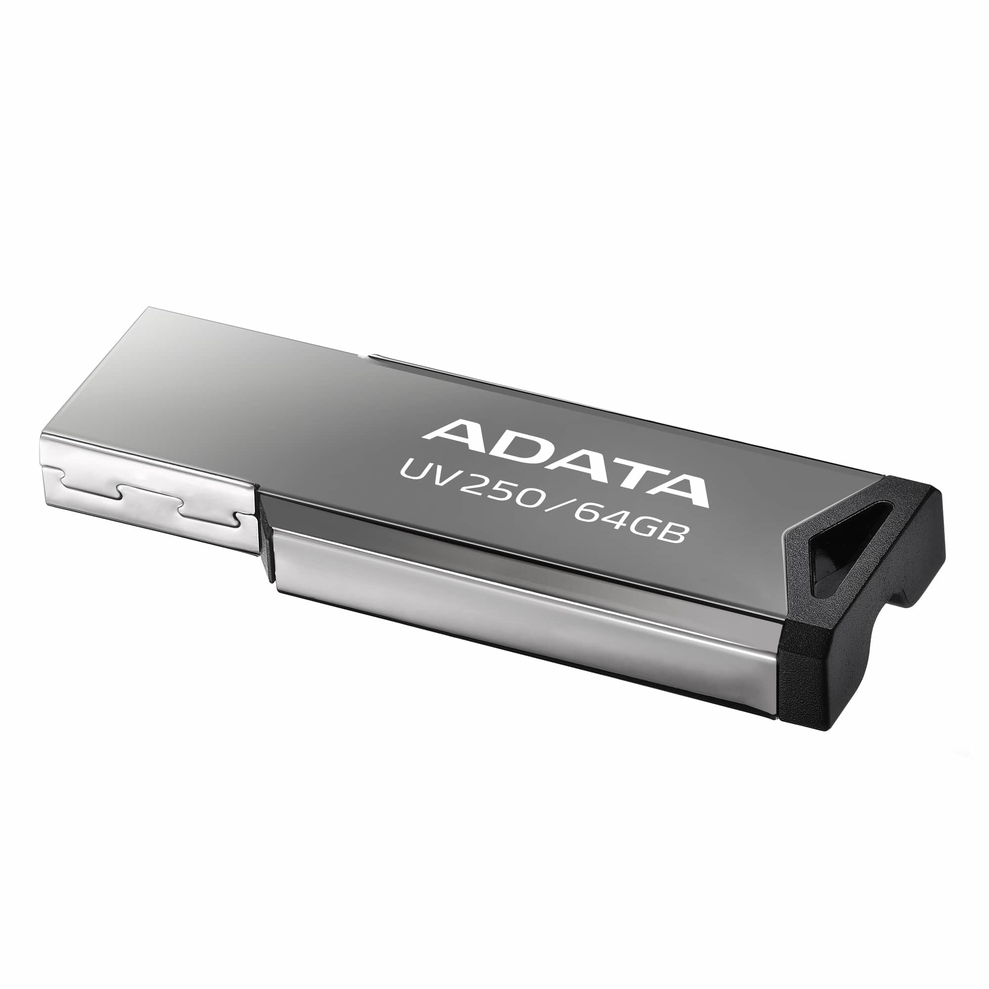Memoria USB 2.0 64GB UV250, resistente al agua, polvo e impactos. - ADATA