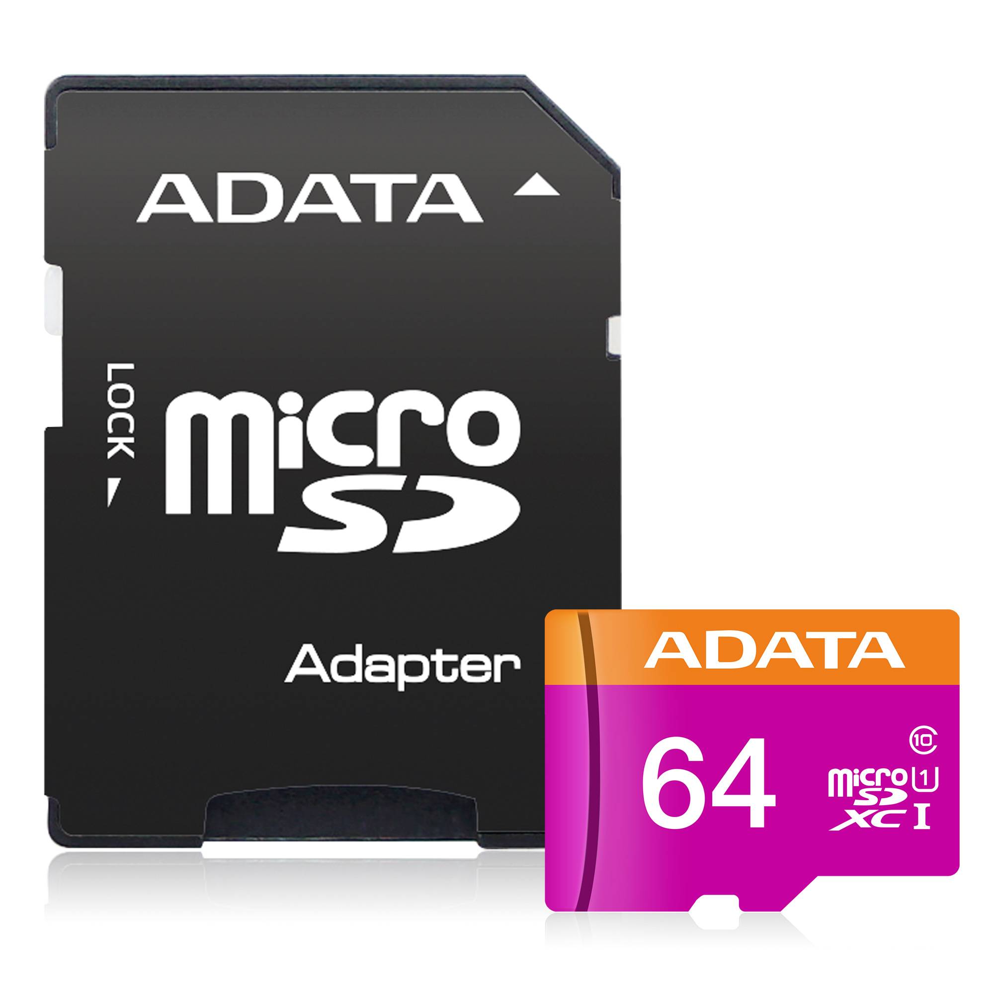 Memoria Micro SD ADATA UHS-I U1, 64 GB, 30 MB/s, 10 MB/s, Negro - ADATA
