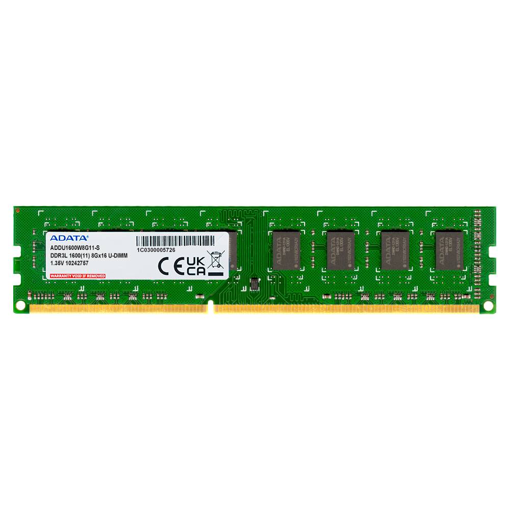 Memoria RAM ADATA PREMIER, 8 GB, DDR3L, 1600 MHz, 240-pin DIMM, PC de Escritorio - ADATA