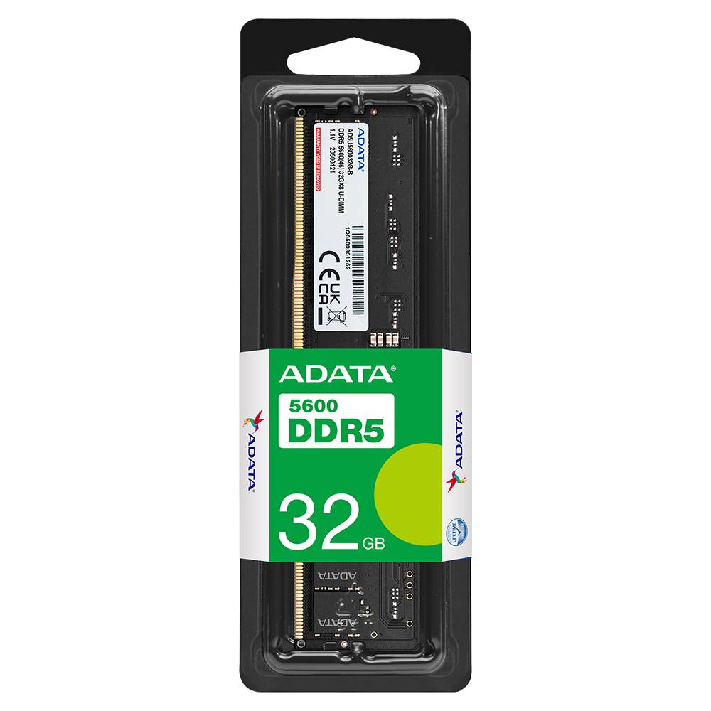 Memoria RAM ADATA, DDR5 32GB UDIMM 5600MHz. NP. AD5U560032G-S - ADATA