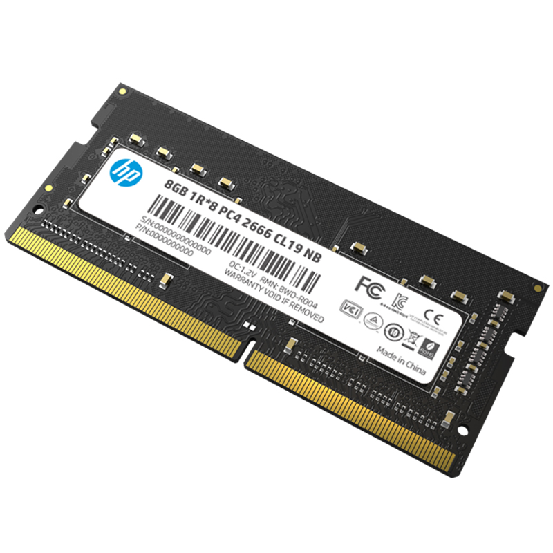 Memoria Ram HP 7EH98AA#ABM, 8 GB, DDR4, 2666 MHz, SO-DIMM LATENCIA CAS 19 - HP