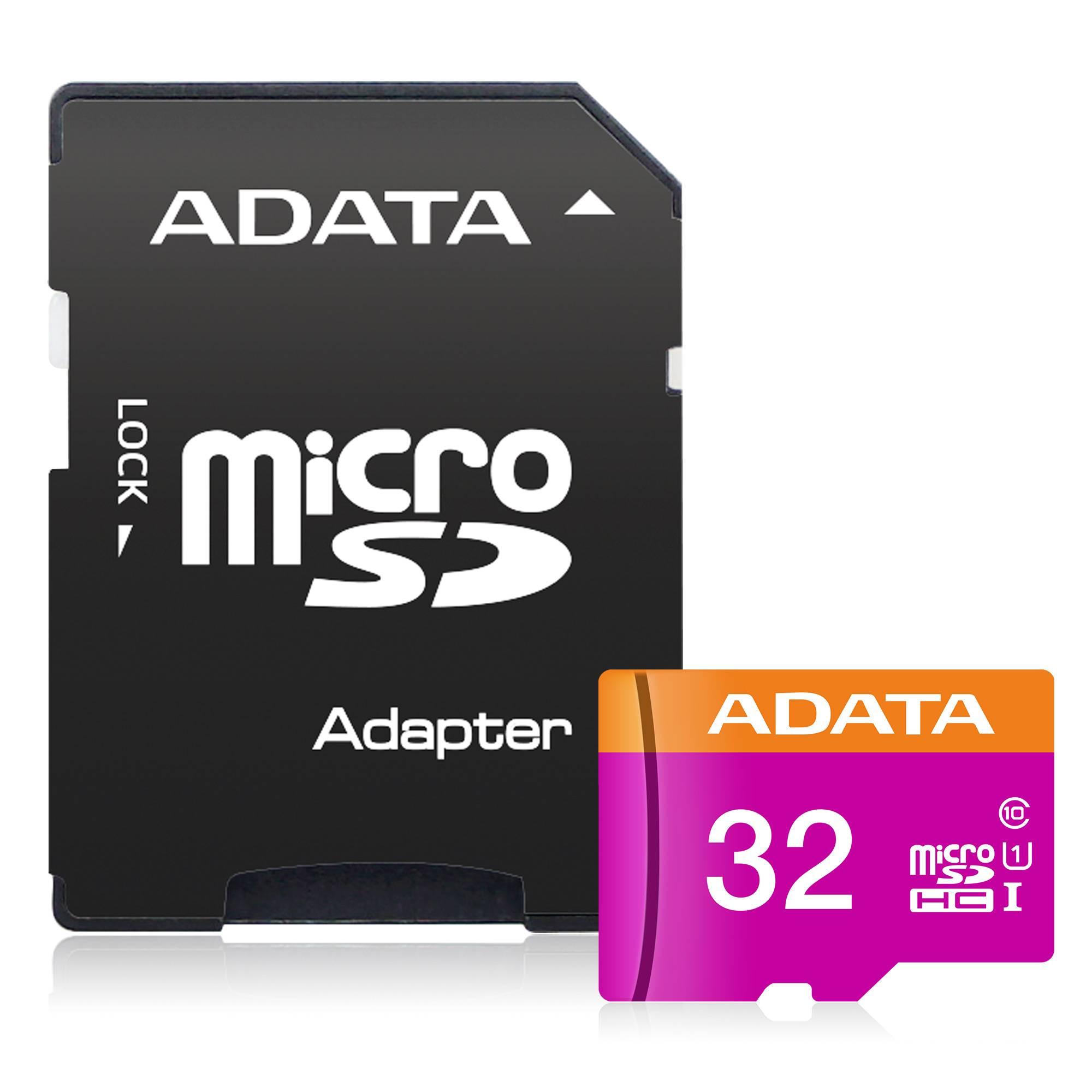 Memoria SD ADATA UHS-I U1 32GB Class 10, 32 GB, 30 MB/s, 10 MB/s, Negro, - ADATA