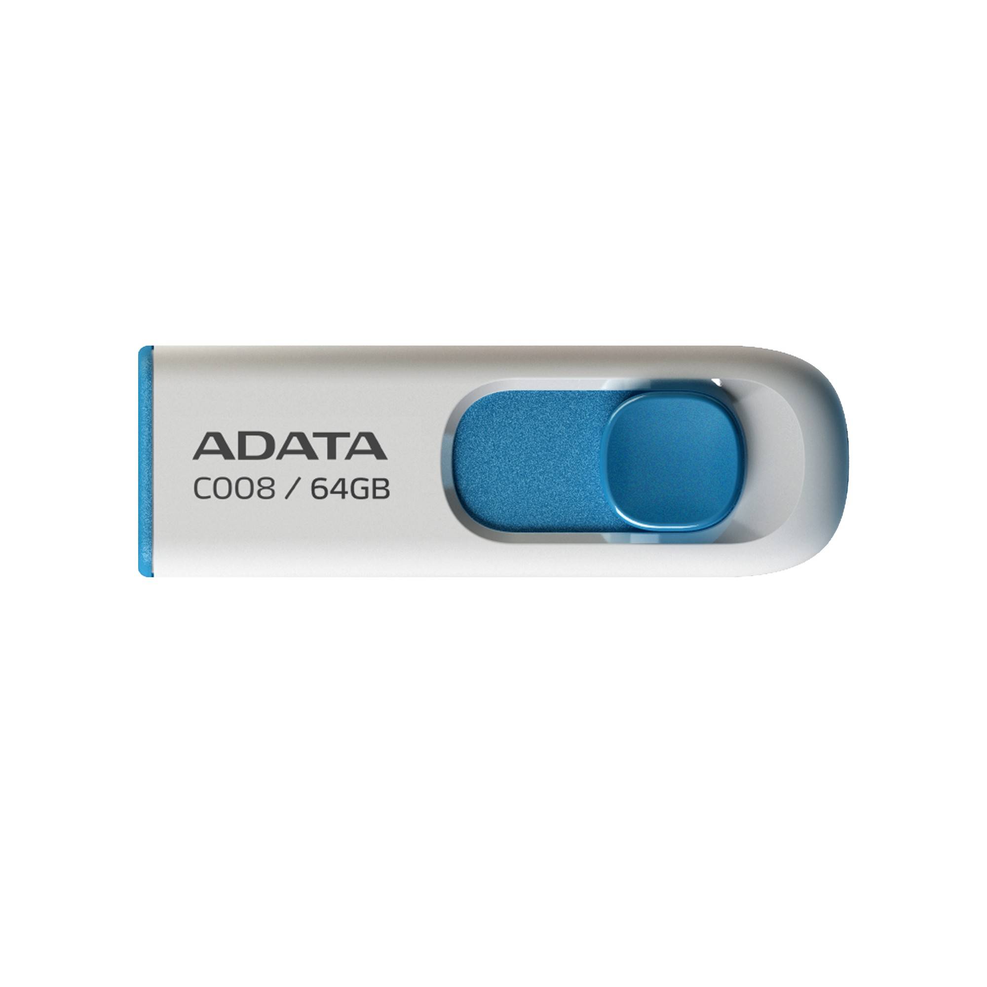Memoria USB ADATA C008, Azul, 64 GB - ADATA