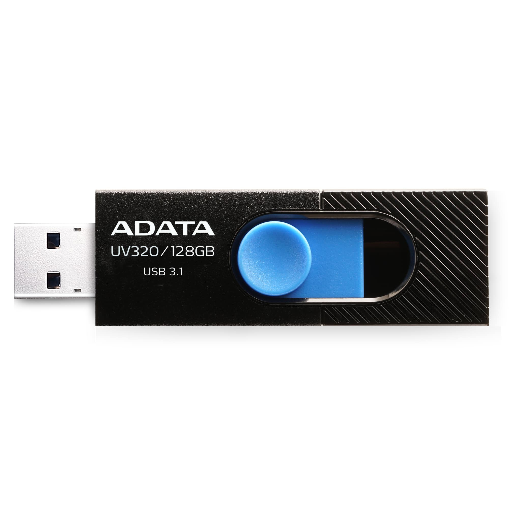 Memoria USB ADATA AUV320-128G-RBKBL, Negro / Azul, 128 GB - ADATA