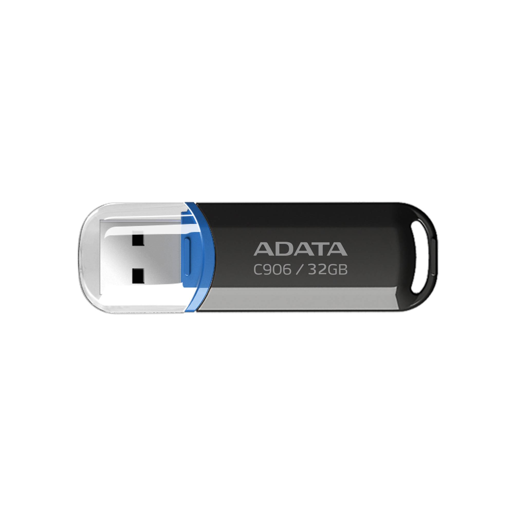 Memoria USB ADATA AC906-32G-RBK , Negro, 32 GB - ADATA