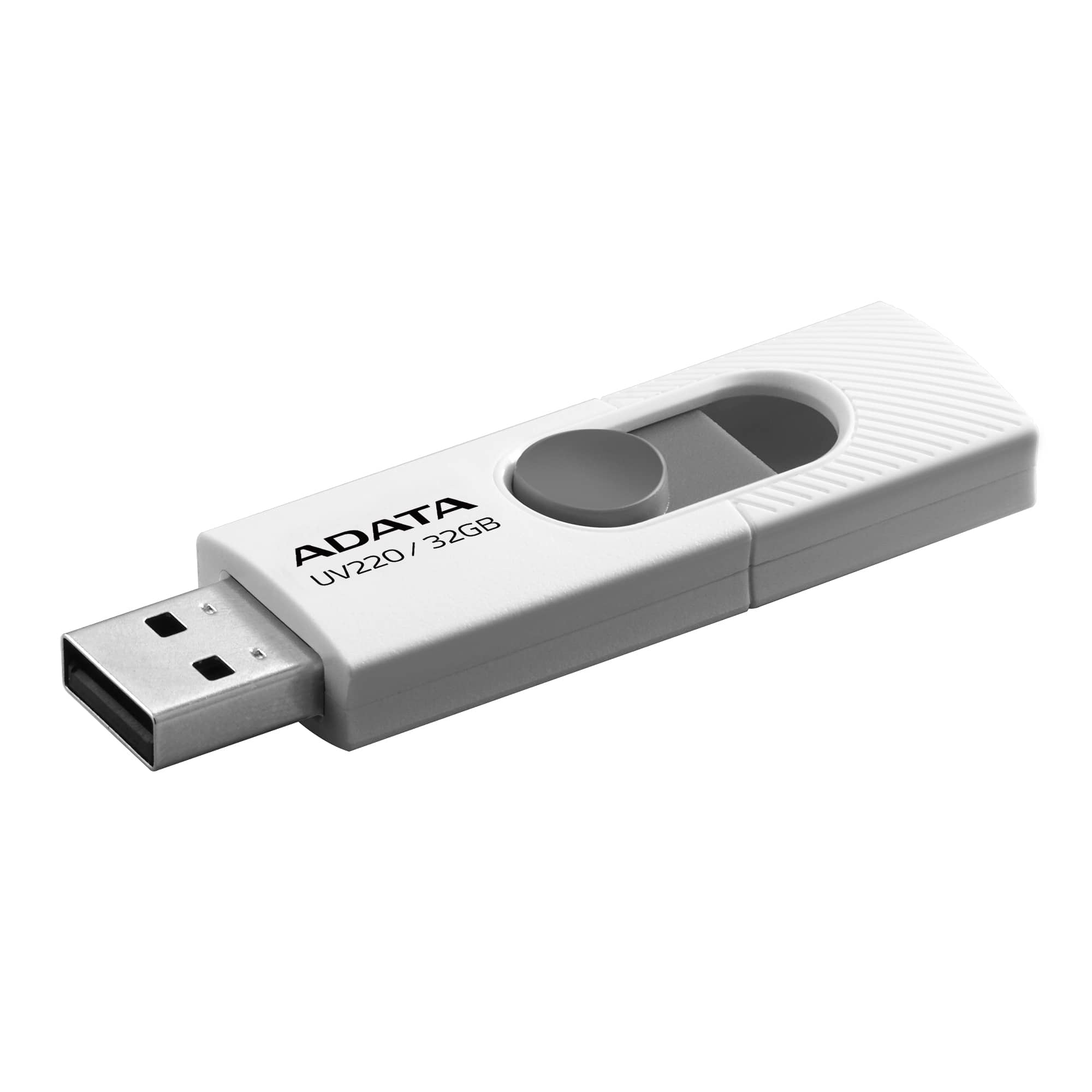 Memoria USB ADATA UV220, Color blanco, 32 GB, USB 2.0 - ADATA