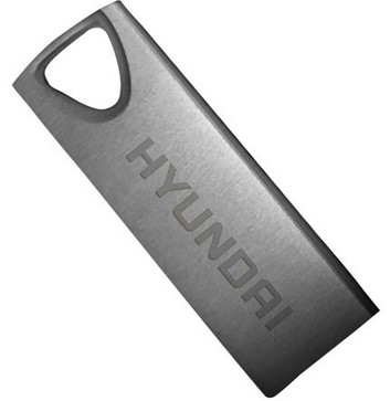Memoria USB HYUNDAI U2BK/16GASG, Gris, 16 GB, USB 2.0, 10 MB/s, 3 MB/s - HYUNDAI