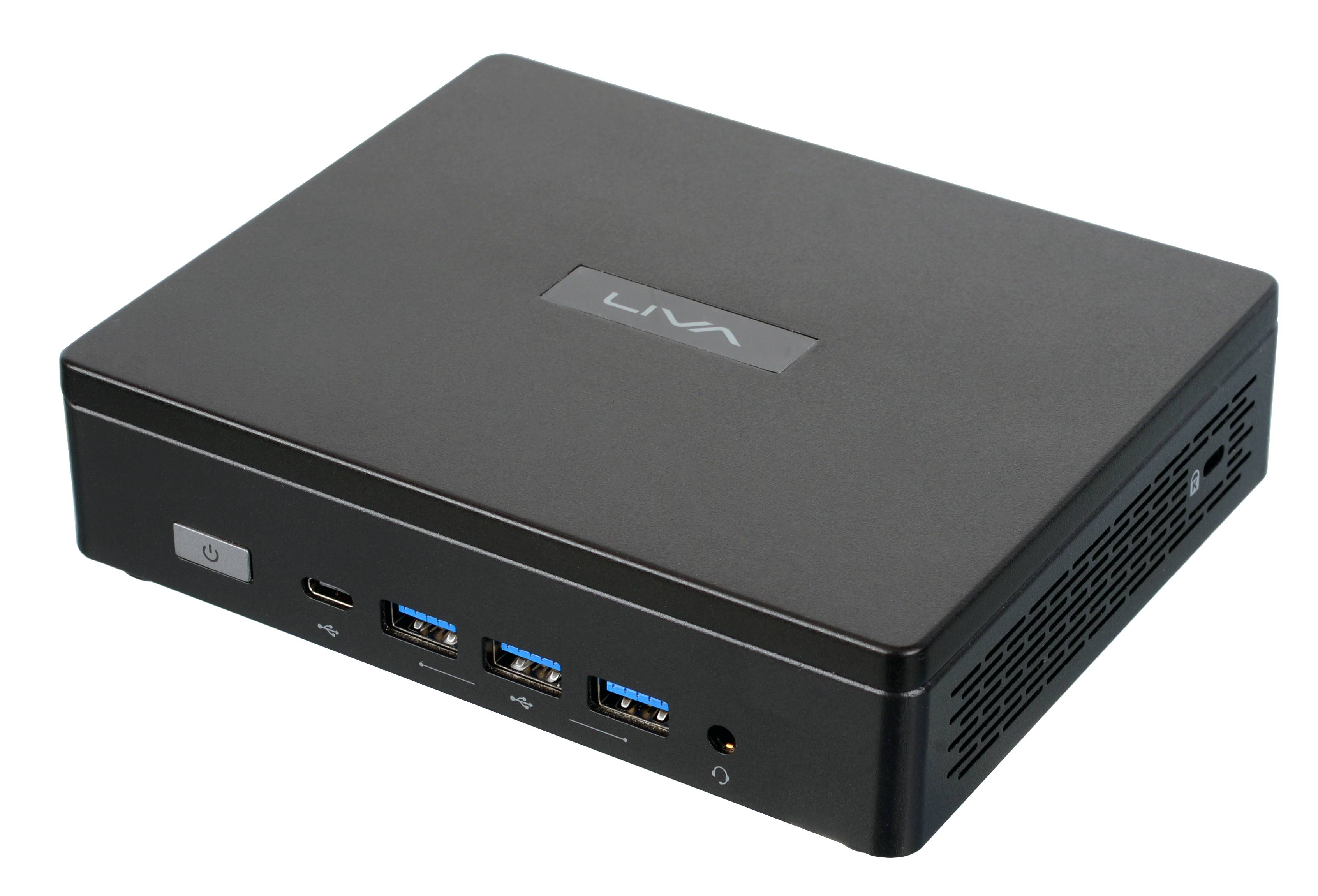 MINI PC ECS LIVA Z5 PLUS, CPU INTEL U300, BARBONE, RAM 2 x SO-DIMMs DDR4 (HASTA 64GB), ROM 1 x M.2 2280 PCIe (HASTA 1TB), SIN SISTEMA OPERATIVO. - ECS