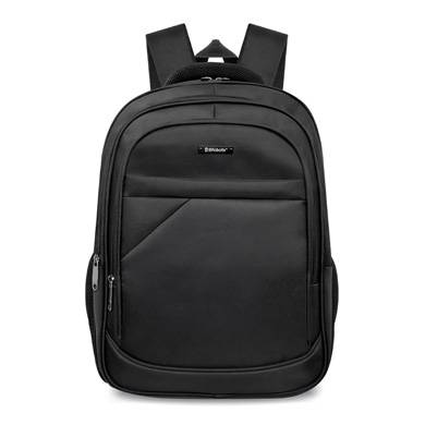 Mochila hasta 17 pulgadas, VARSOVIA,  Backpack, varios compatimientos, organizador frontal, costuras/asas y tirantes reforzadas, acolchados, Negro, 6005644 - BROBOTIX