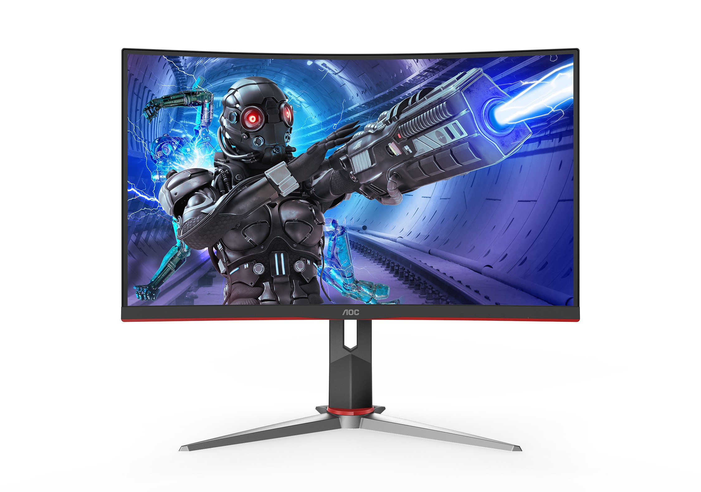 Monitor AOC C27G2 , 27 pulgadas, 250 cd / m², 1920 x 1080 Pixeles, 1 ms, Negro MONAOC710 - AOC