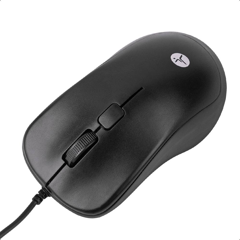 Mouse Alámbrico TZACMOA01 TechZone 1200DPI, color negro, 1.35m de longitud de cable, 3 botones, sensor infrarrojo MOUTCH940 - TECHZONE