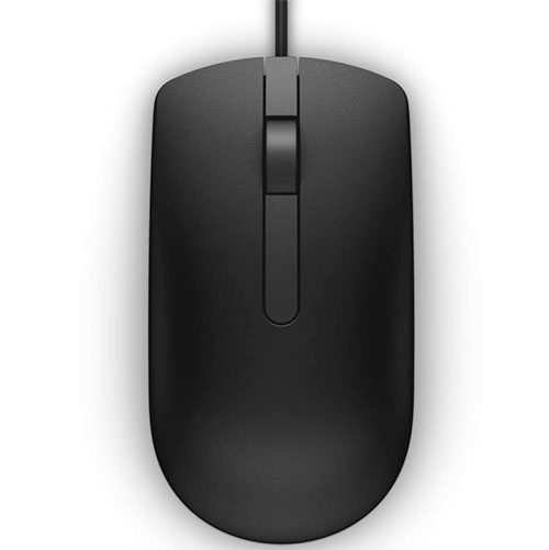 Mouse DELL MS116 , Negro, USB, Óptico MOUDLL020 - DELL