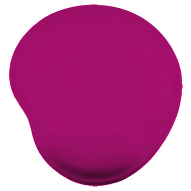 Mouse Pad, C/ Almohadilla Tipo Gel, ROSA, Antiderrapante, Monótono, 24.5*21.5*0.2 Cms, BROBOTIX 500074P - BROBOTIX