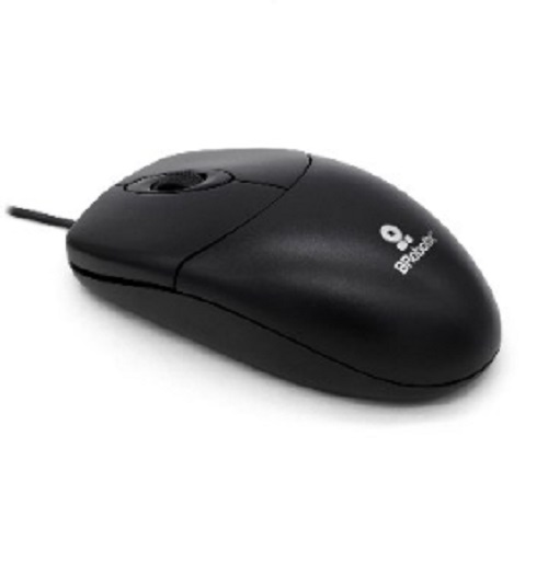 Mouse Básico USB BROBOTIX 497202, Negro, 3 Botones, Alámbrico, Óptico - BROBOTIX