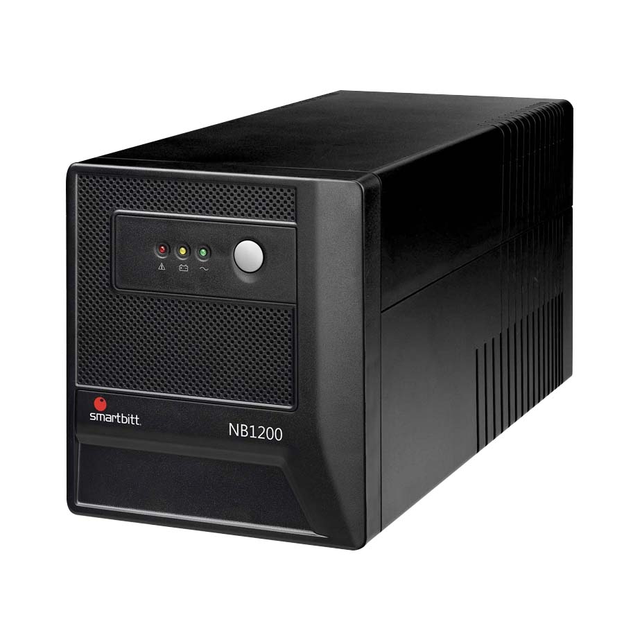 NO-BREAK SMARTBITT 1200VA/600W, CLAVIJA NEMA 5-15P, 8 CONTACTOS, TIPO NEMA 5-15R CON RESPALDO DE BATERIAS, REGULACION Y SUPRESION DE PICOS, PROTECCIN DE LINEA TELEFNICA RJ-11, PUERTO USB FR-1028 - SMARTBITT