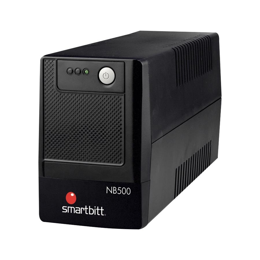 NO BREAK SMARTBITT 500VA / 250W, CLAVIJA NEMA 5-15P, 4 CONTACTOS, TIPO NEMA 5-15R, TODOS CON RESPALDO DE BATERIAS, REGULACION Y SUPRESION DE PICOS. FR-1021 - SMARTBITT
