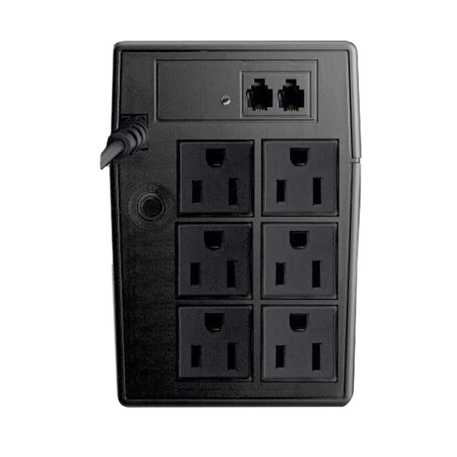 NO-BREAK SMARTBITT 750 VA / 375 W, CLAVIJA NEMA 5-15P, 6 CONTACTOS, TIPO NEMA 5-15R, TODOS CON RESPALDO DE BATERIAS, REGULACION Y SUPRESION DE PICOS. FR-1023 - SMARTBITT