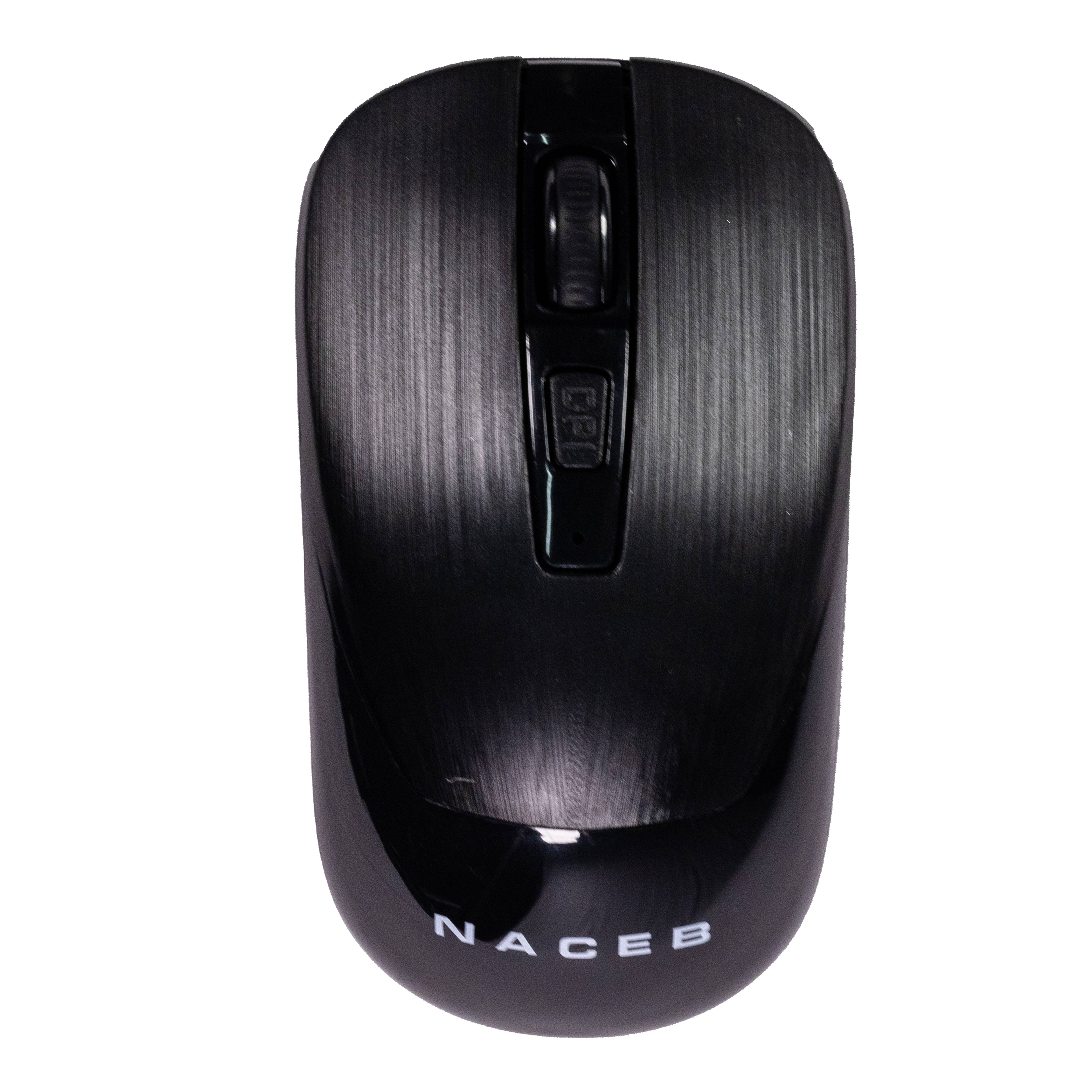 Naceb  Mouse Inal 2.4G Negro  NA-0137N MOUNCB610 - Naceb Technology