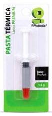 PASTA TÉRMICA PARA CPU, 1.5 GRAMOS, EN JERINGA P/FÁCIL APLICACIÓN, COLOR PLATA, BROBOTIX 034600 - BROBOTIX