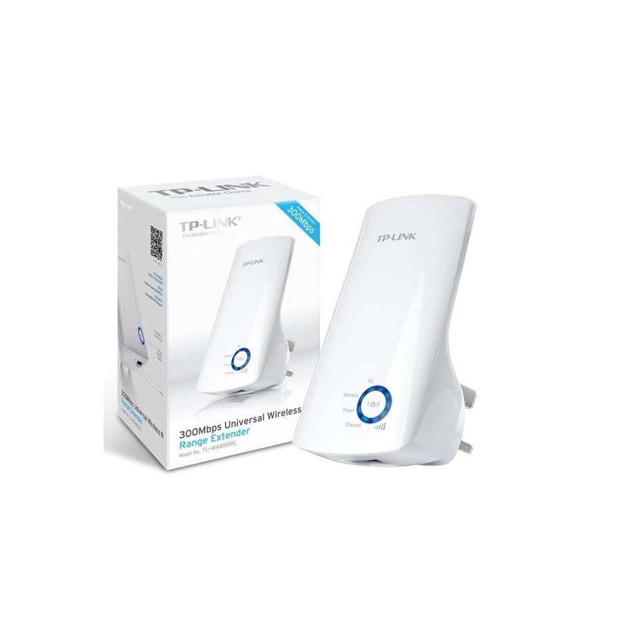 REPETIDOR | TP-LINK | TL-WA850RE |  EXTENSOR DE RANGO INALAMBRICO | 300MBPS | 1 RJ45 10/100 MBPS | PLUG AND PLAY SIN CABLES NIC-1547 - TP-LINK