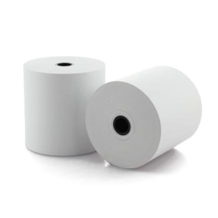 Rollo de Papel Nextep Térmico NE-529 80×70 mm c/5 piezas gramaje 55 y largo 55m +5% impresión color negro ACCNEX400 - Nextep