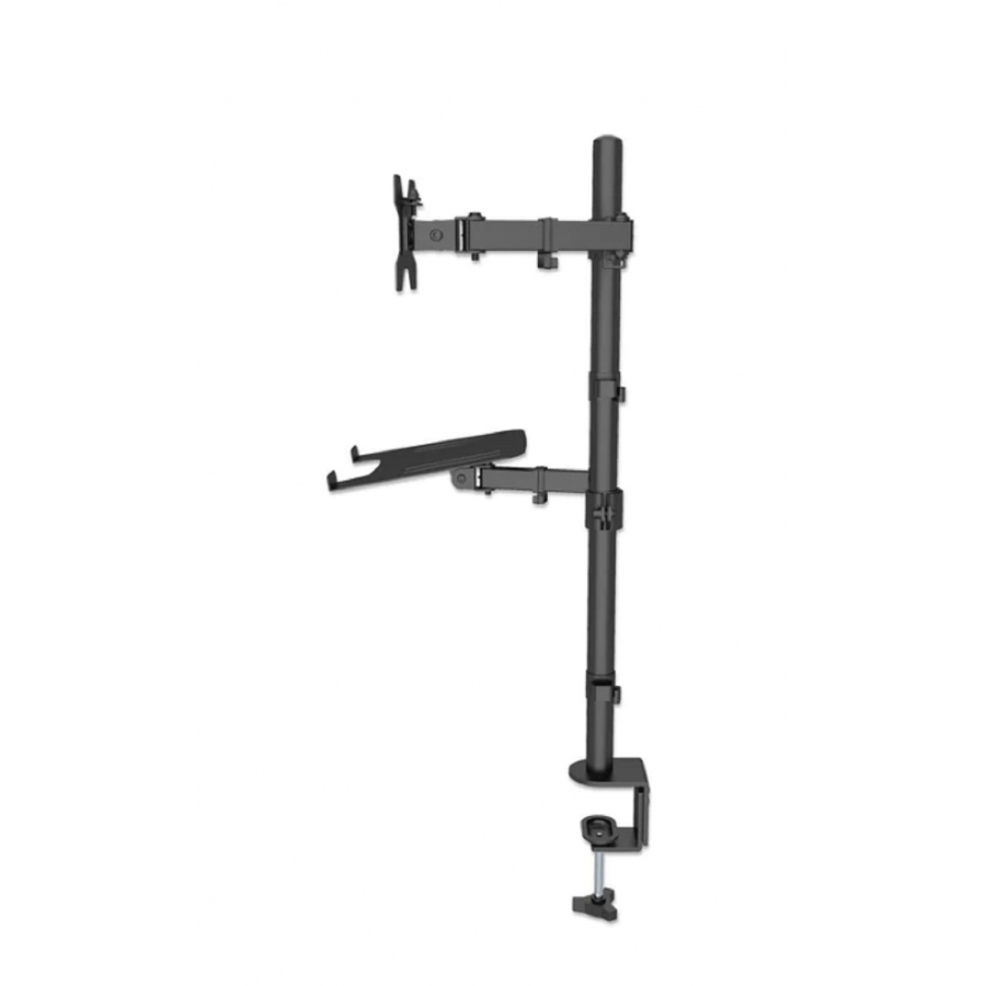 SOPORTE COMBINADO,MANHATTAN,462136, DE ESCRITORIO PARA LAPTOP Y MONITOR DE 13 A 32 AC-10788 - MANHATTAN