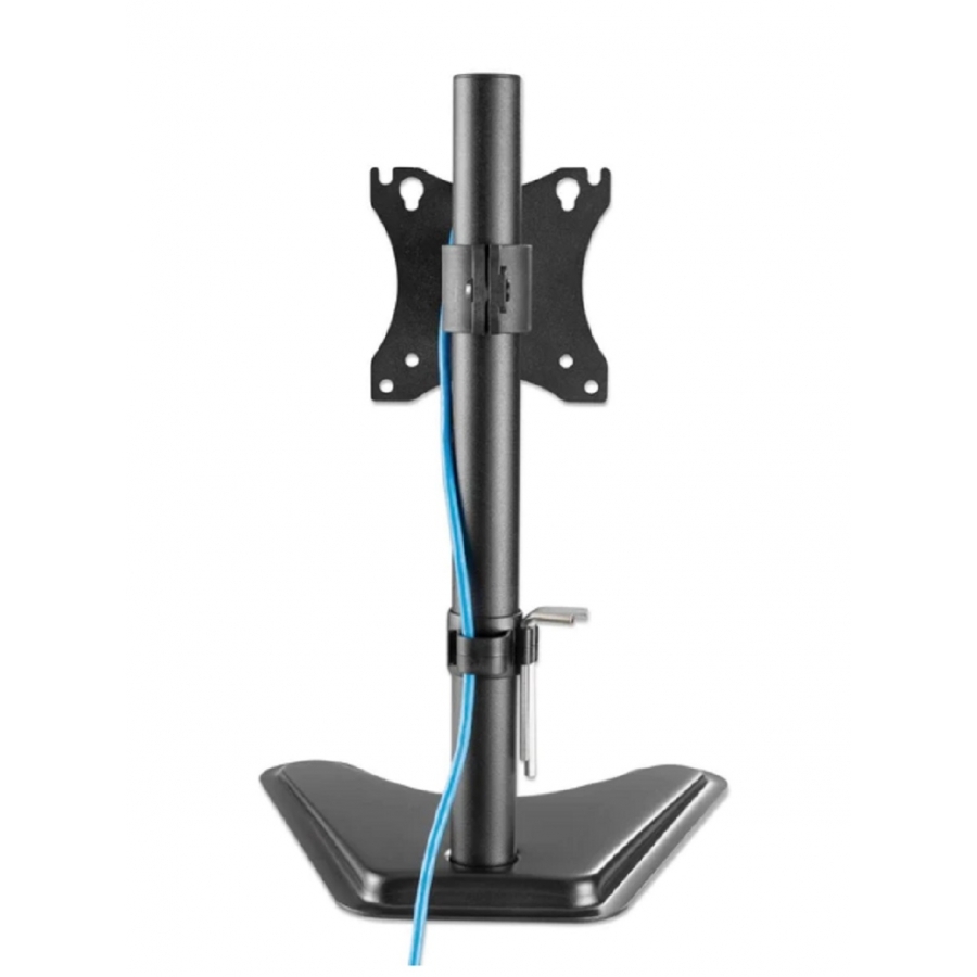 SOPORTE MONITOR MANHATTAN ,462037, DE ESCRITORIO, 17 A 27 CON UN PESO DE HASTA 7KG, INCLINACION /- 10 , GIRO DE /- 45 ,ROTACION DE /- 90 , ALTURA AJUSTABLE AC-10784 - MANHATTAN