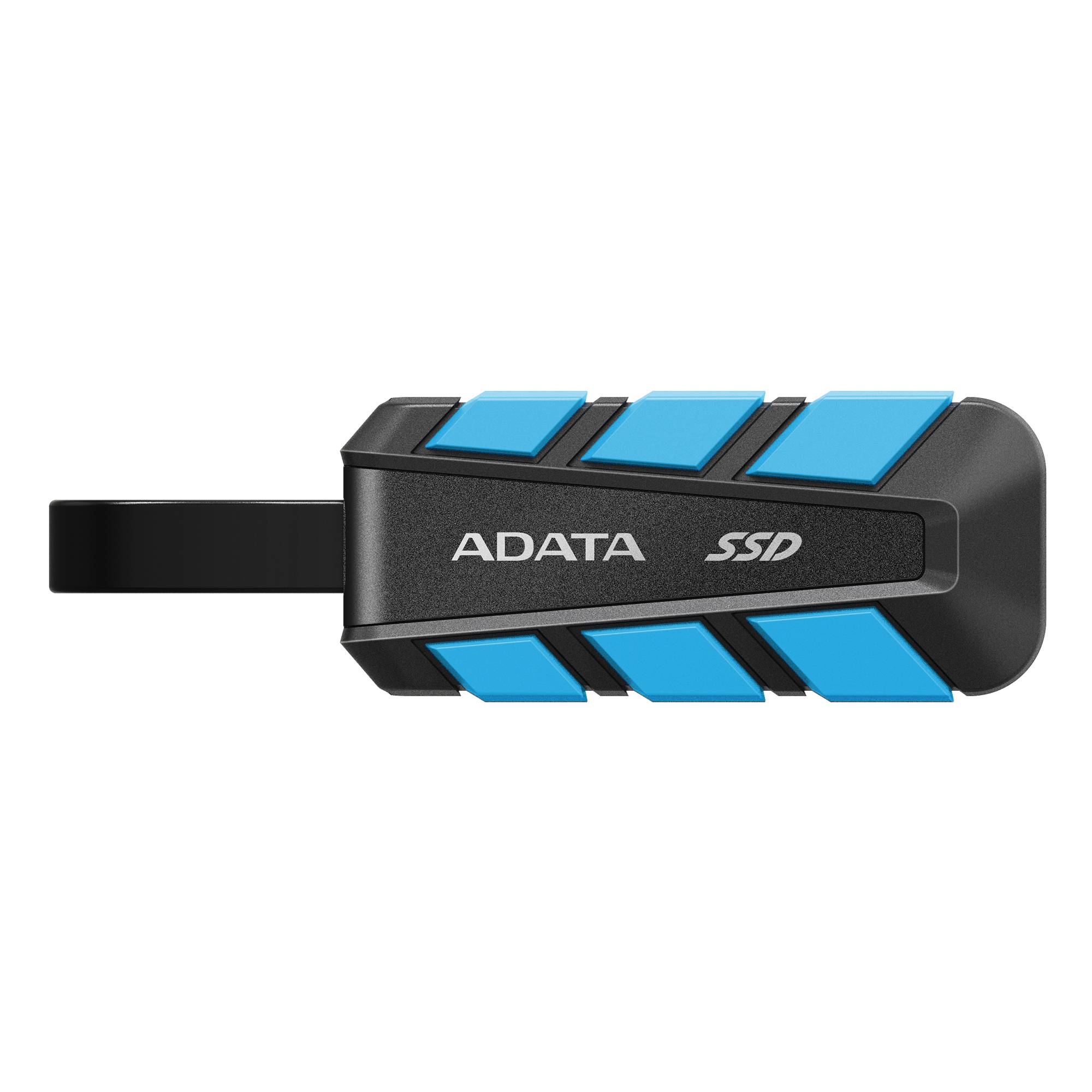 SSD Externo ADATA SC740 1TB. USB tipo C incorporado, 1.050/1.000 MB/s lectura/escritura, Resistente a caídas MIL-STD. Color AZUL. N.P. SC740-1000G-CBU - ADATA
