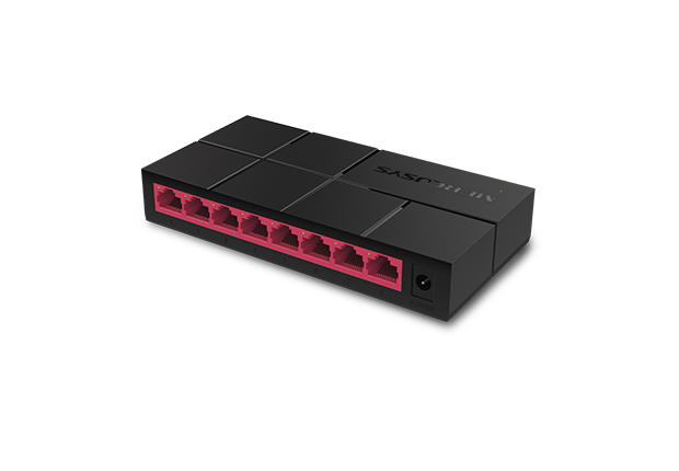 SWITCH DE ESCRITORIO CON 8 PUERTOS A 10/100/1000 MERCUSYS MS108G DE DISEÑO COMPACTO Y CONFIGURACIÓN PLUG AND PLAY - MERCUSYS