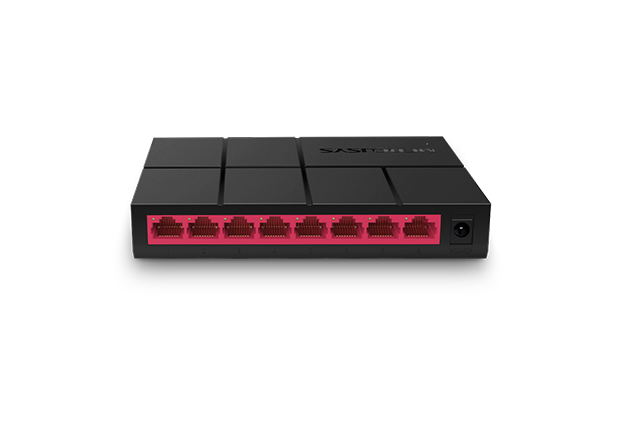 SWITCH DE ESCRITORIO CON 8 PUERTOS A 10/100/1000 MERCUSYS MS108G DE DISEÑO COMPACTO Y CONFIGURACIÓN PLUG AND PLAY - MERCUSYS