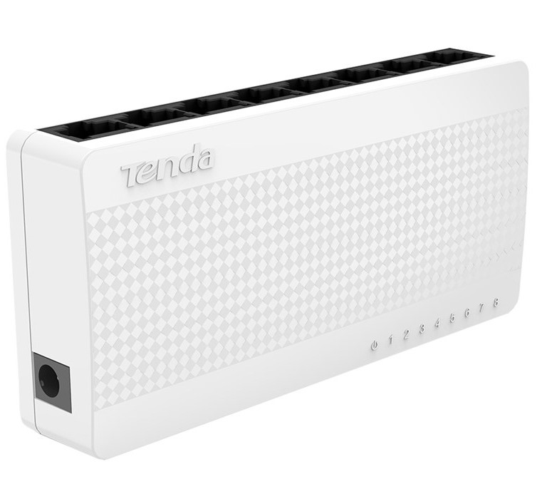 Switch TENDA S108, Color blanco, 4,2 W - TENDA