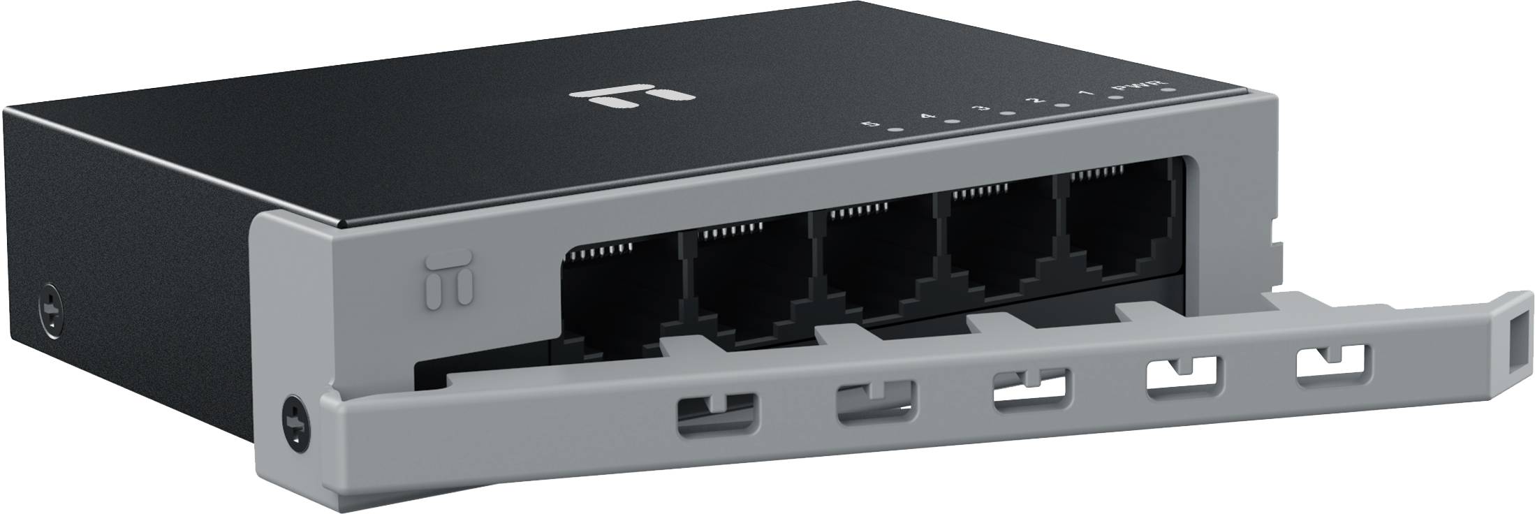 Switch NETIS modelo ST105D, 5 puertos 10/100Mbps Switch de escritorio, carcasa metálica con Seguro de conector incorporado, No administrable - NETIS