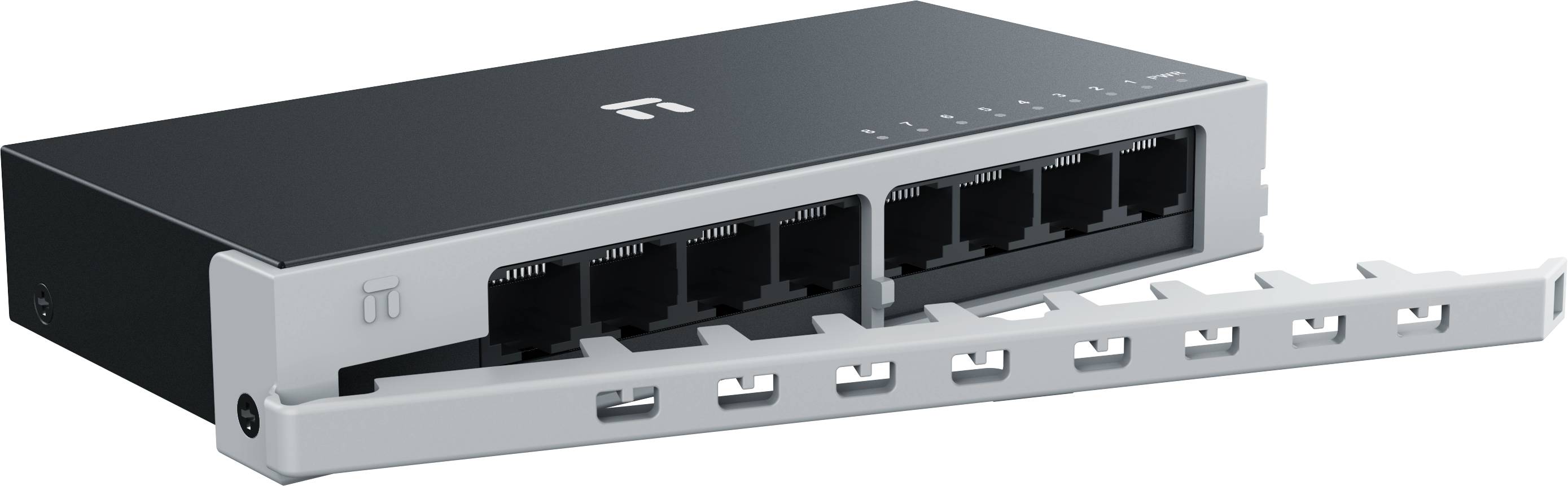 Switch NETIS modelo ST108D, 8 puertos 10/100Mbps, Switch de escritorio, carcasa metálica con Seguro de conector incorporado, No administrable - NETIS