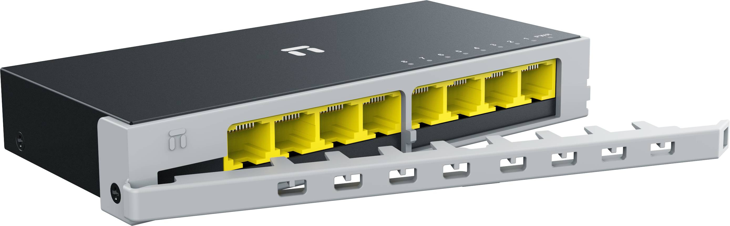Switch NETIS modelo ST108GD, 8 puertos Gigabit Switch de escritorio, carcasa metálica con Seguro de conector incorporado, No administrable - NETIS