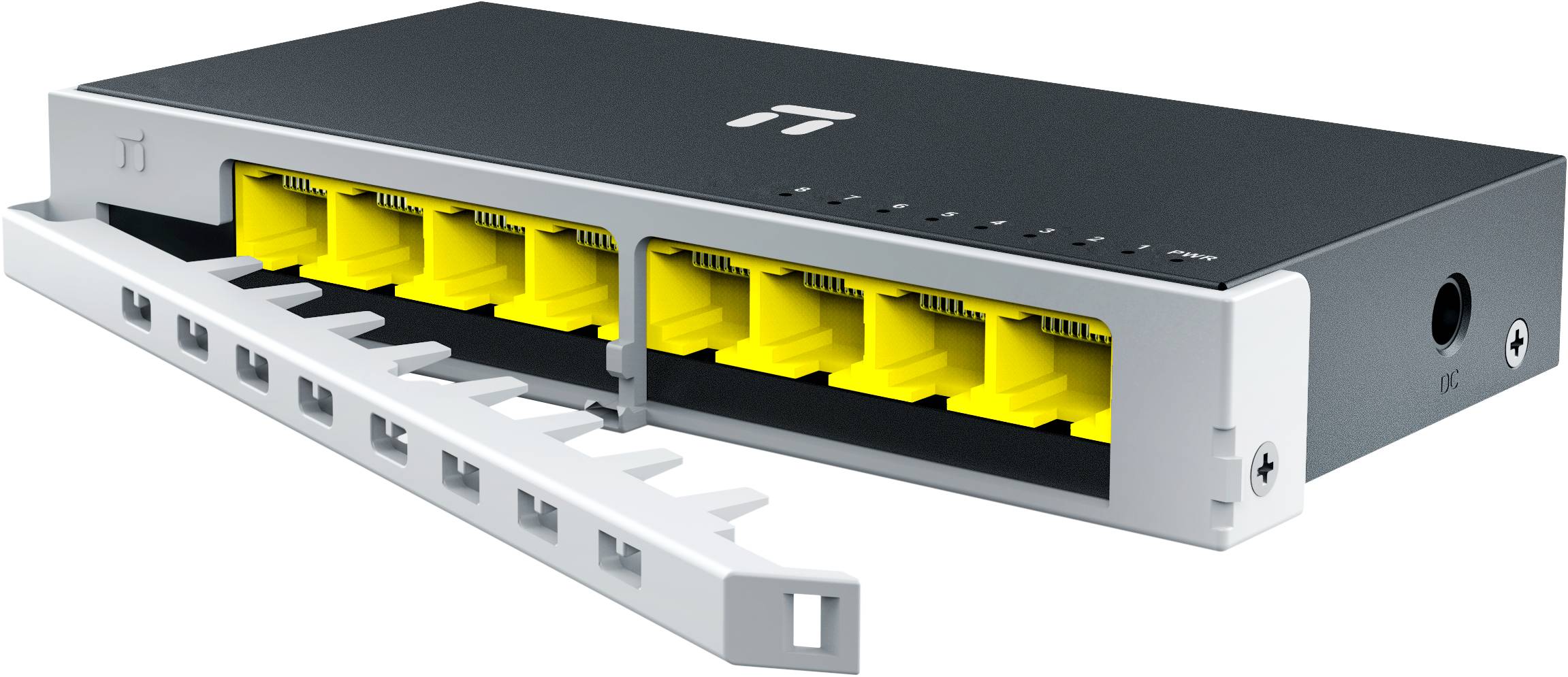 Switch NETIS modelo ST108GD, 8 puertos Gigabit Switch de escritorio, carcasa metálica con Seguro de conector incorporado, No administrable - NETIS