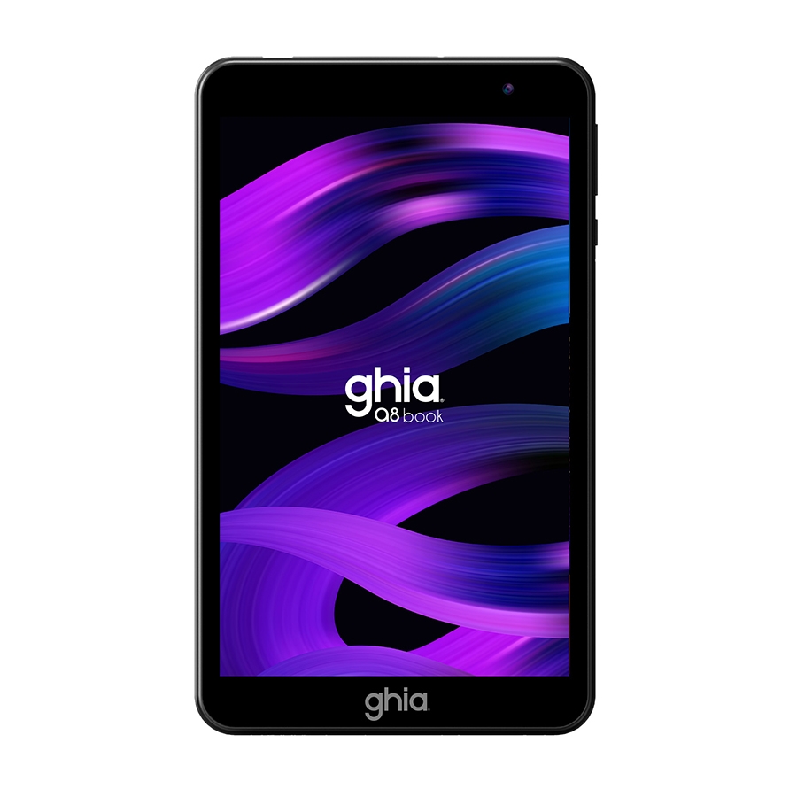 TABLET GHIA A8 BOOK 8 PULG /A523 OCTACORE/4GB RAM/64GB ROM/2CAM/WIFI/BLUETOOTH/4000MAH/ANDROID 14 NEGRA NOTGHIA-402 - GHIA