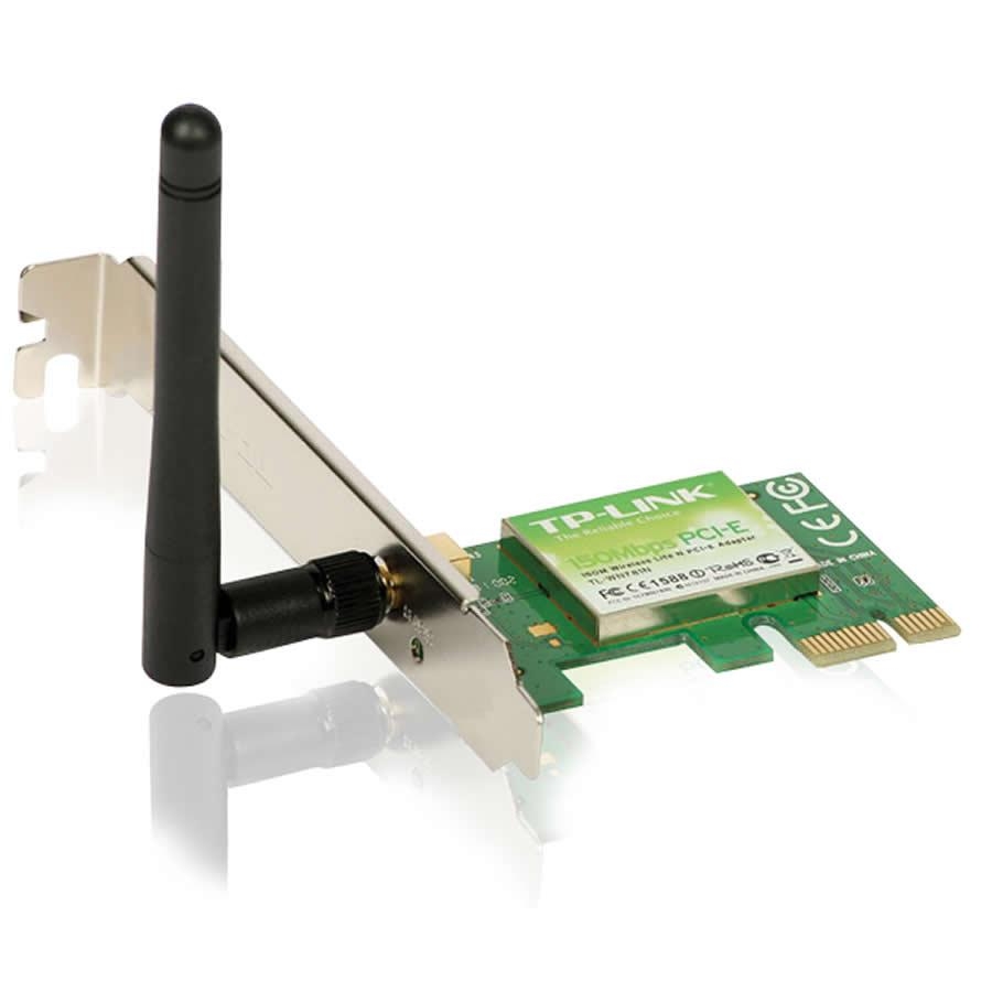 TARJETA DE RED | TP-LINK | TL-WN781ND | PCI EXPRESS X1 | INALAMBRICA | 150MBPS |  ANTENA DESMONTABLE 2DBI | (CARACTERISTICAS SEGUN VERSION) | INCLUYE BRACKET BAJO PERFIL NIC-1001 - TP-LINK